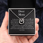 The Woman Who Gave Me Life | Necklace Message Card For Mom