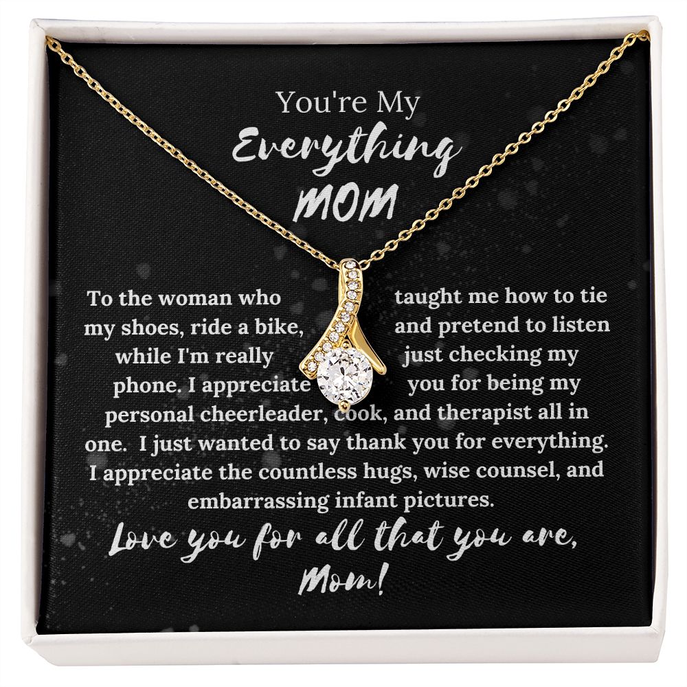 My Everything Mom | Necklace Message Card For Mom