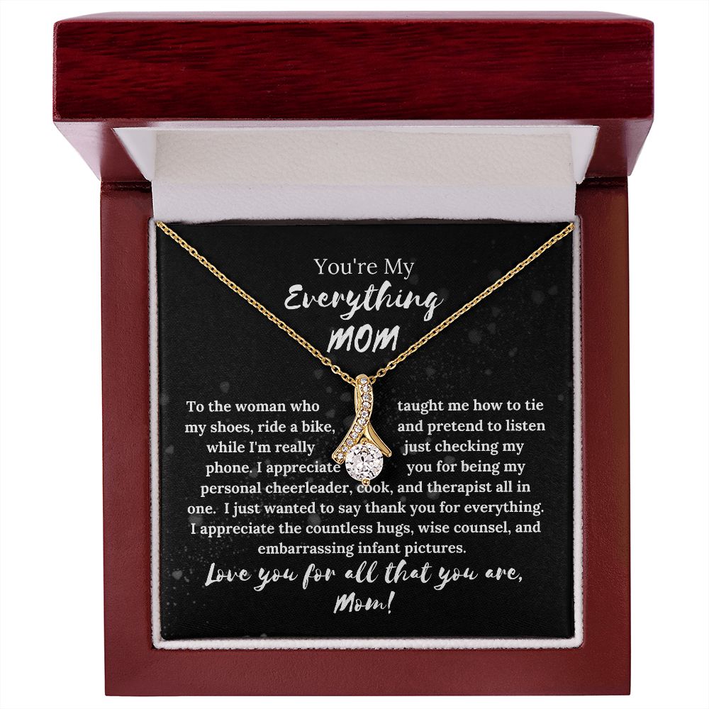 My Everything Mom | Necklace Message Card For Mom