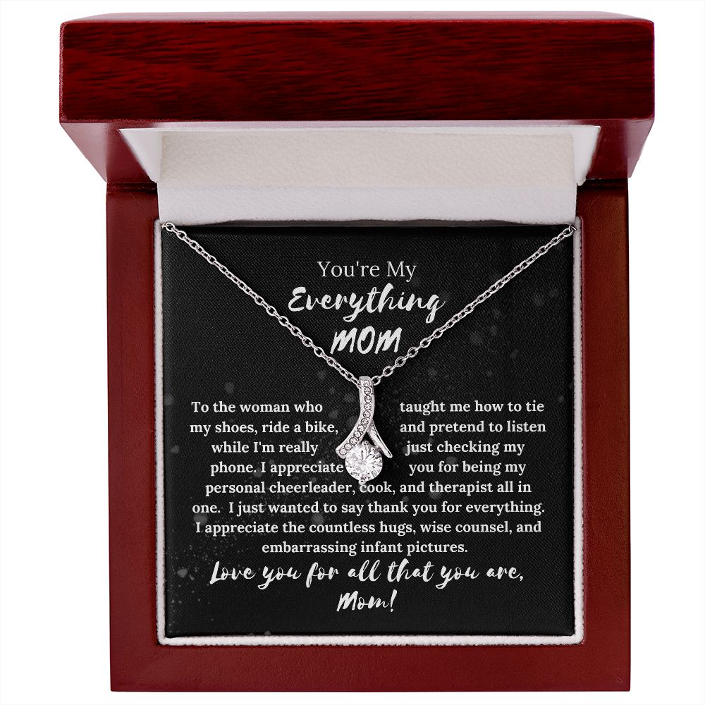 My Everything Mom | Necklace Message Card For Mom