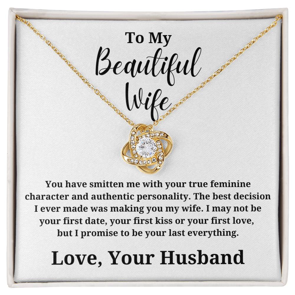 You Have Smitten Me - To My Wife Love Husband Jewelry Message Card Gift