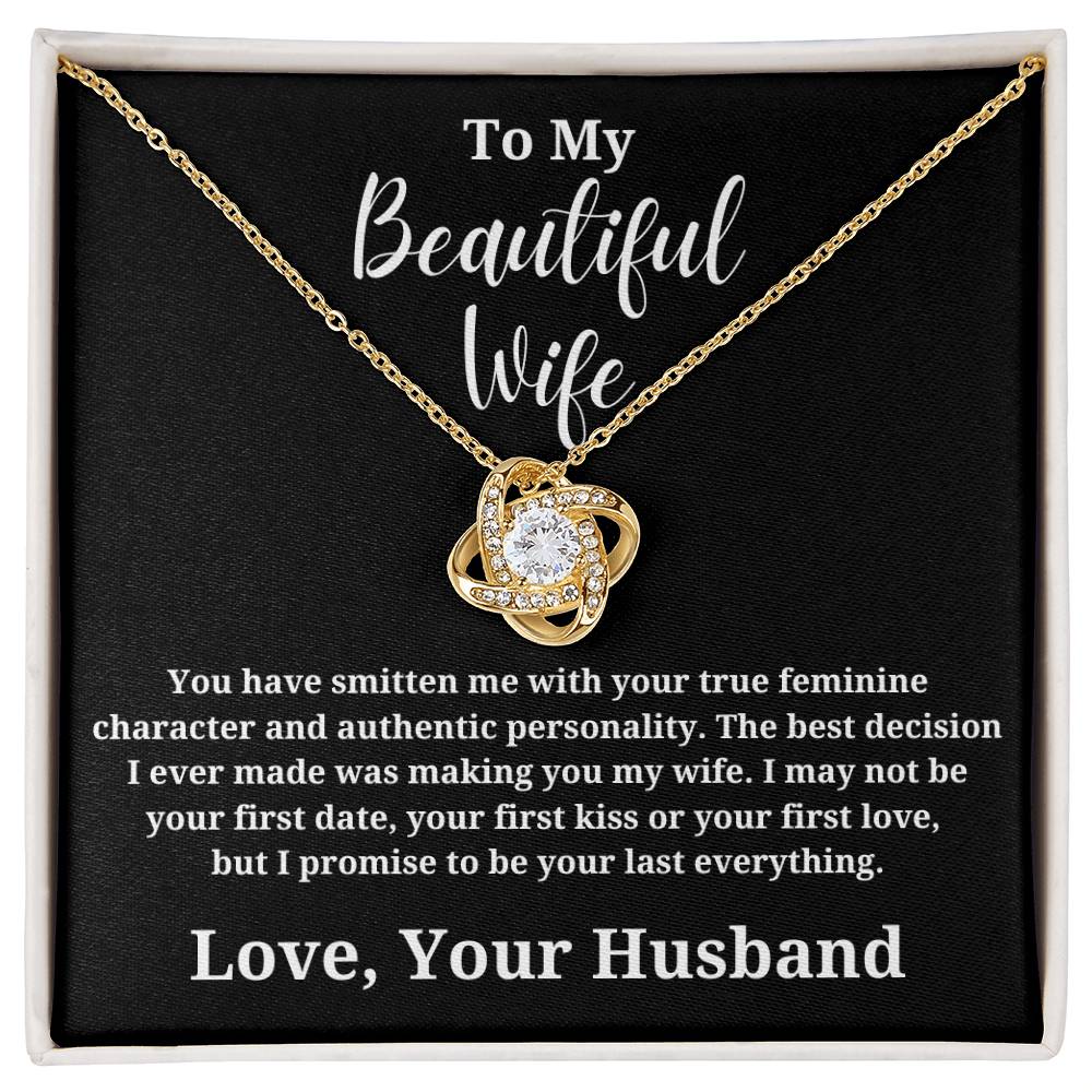 You Have Smitten Me - To My Wife Love Husband Jewelry Message Card Gift