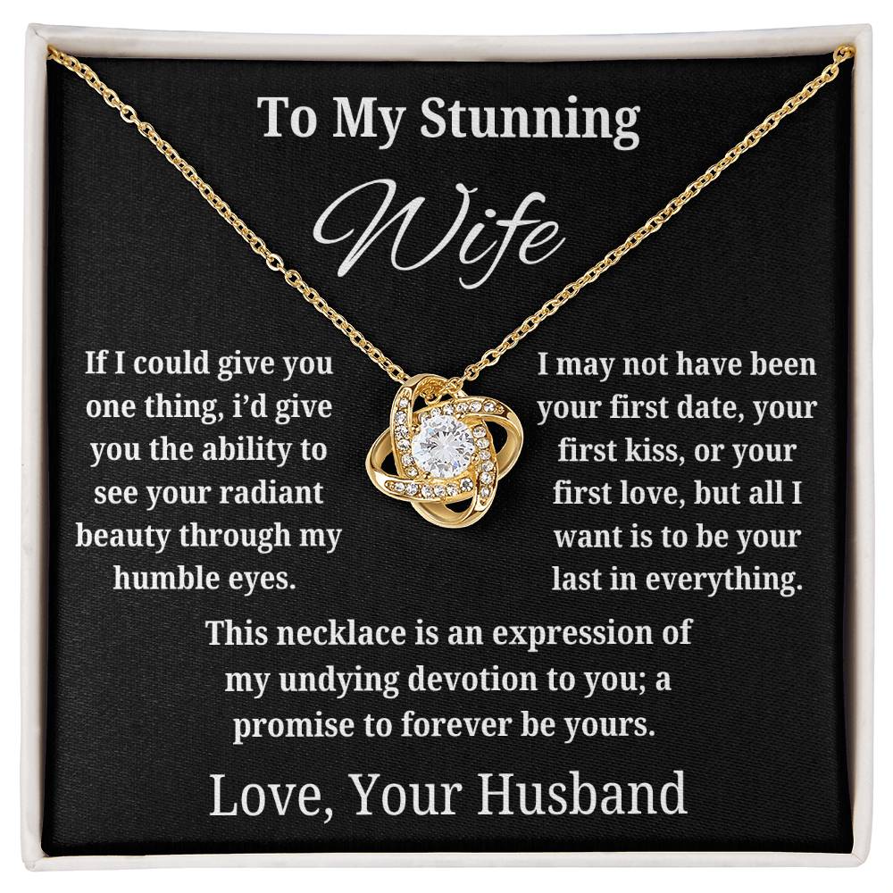 Your Radiant Beauty - To Wife Love Husband Jewelry Message Card Gift