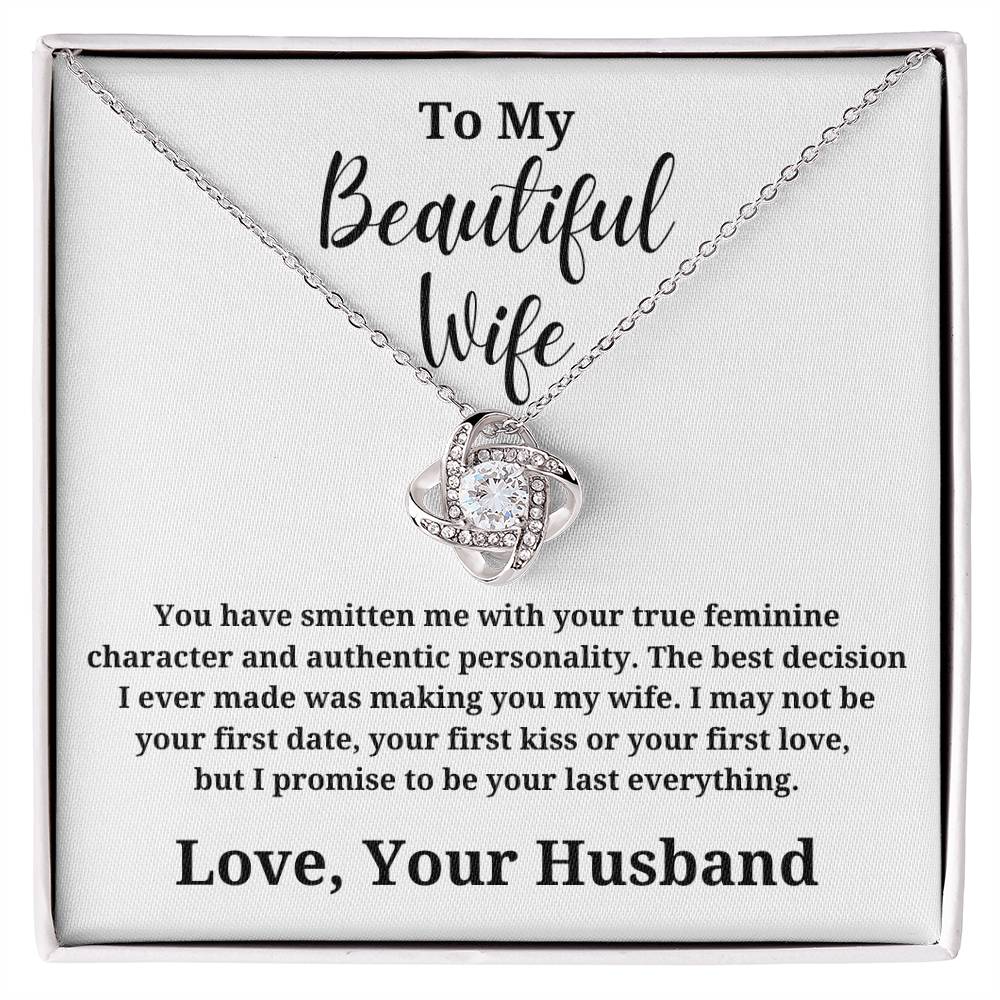 You Have Smitten Me - To My Wife Love Husband Jewelry Message Card Gift