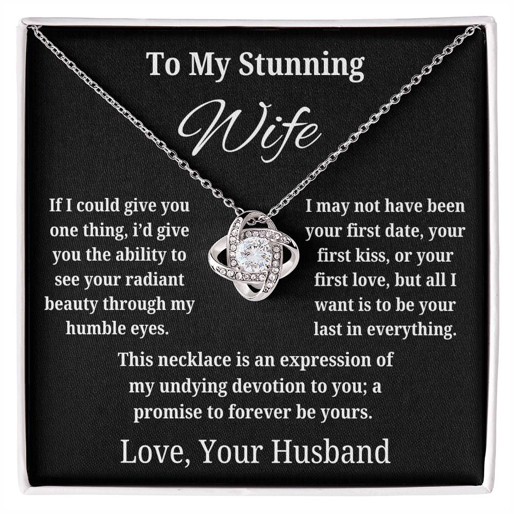 Your Radiant Beauty - To Wife Love Husband Jewelry Message Card Gift
