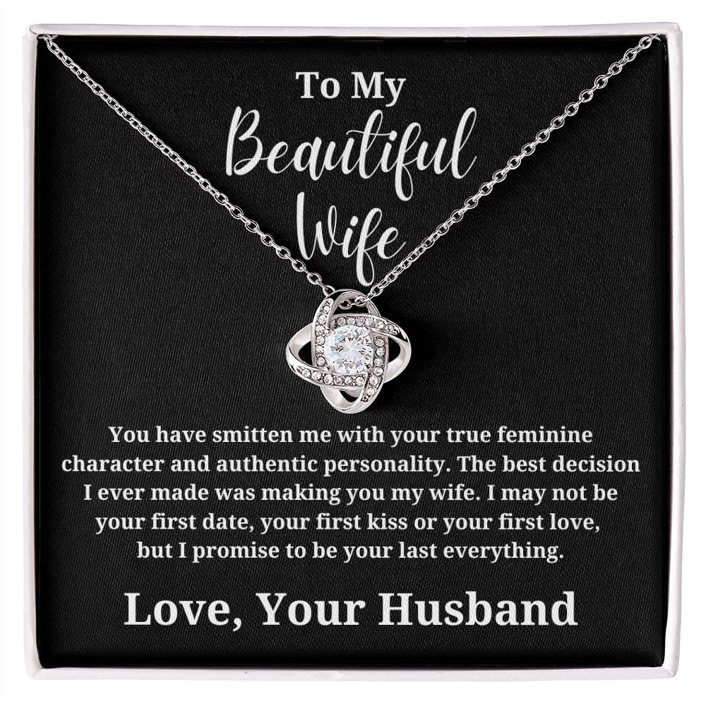 You Have Smitten Me - To My Wife Love Husband Jewelry Message Card Gift