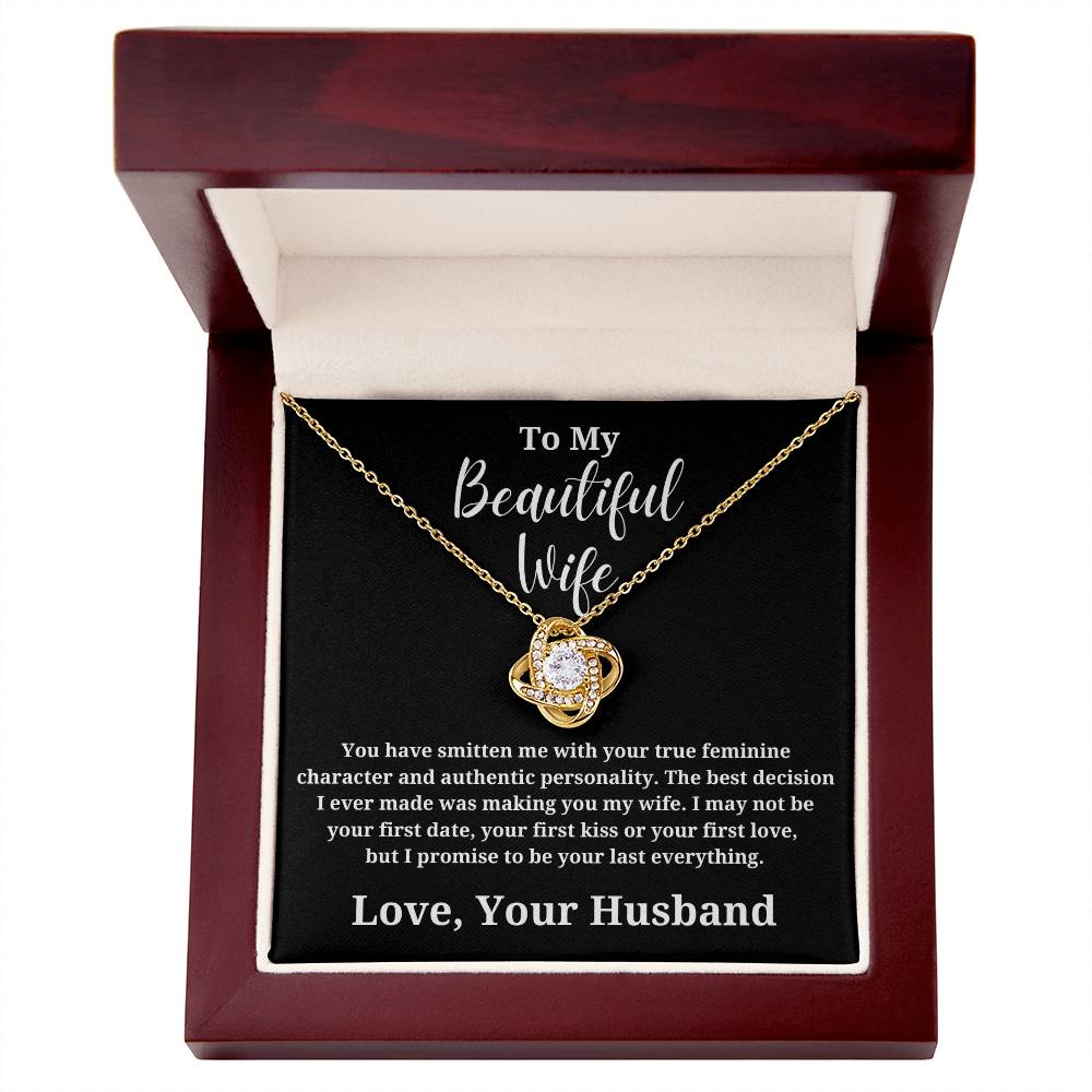 You Have Smitten Me - To My Wife Love Husband Jewelry Message Card Gift