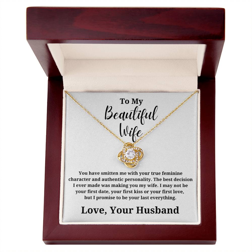 You Have Smitten Me - To My Wife Love Husband Jewelry Message Card Gift