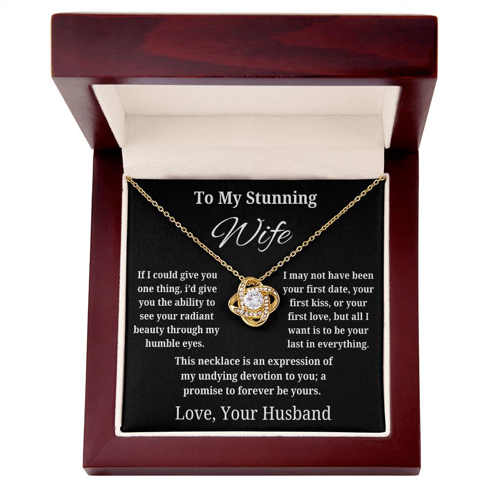 Your Radiant Beauty - To Wife Love Husband Jewelry Message Card Gift