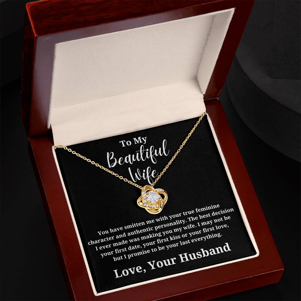 You Have Smitten Me - To My Wife Love Husband Jewelry Message Card Gift