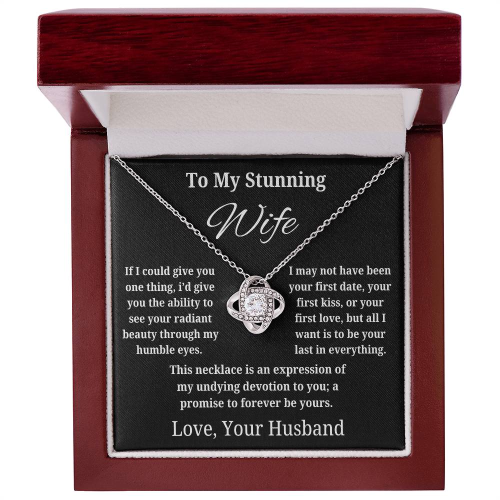 Your Radiant Beauty - To Wife Love Husband Jewelry Message Card Gift