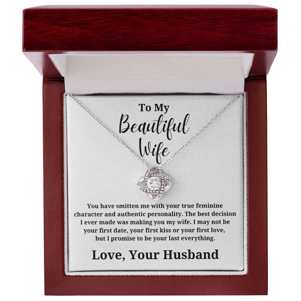 You Have Smitten Me - To My Wife Love Husband Jewelry Message Card Gift