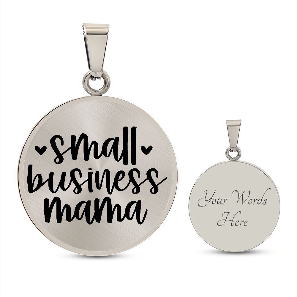Small Biz Mama | Circle Threaded Necklace