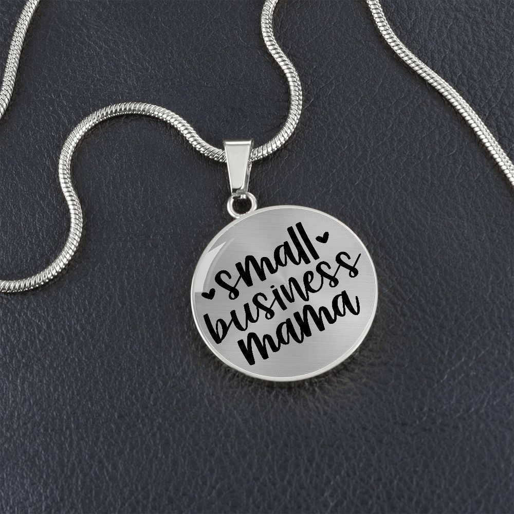 Small Biz Mama | Circle Threaded Necklace