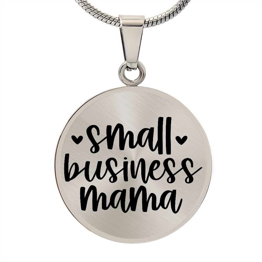 Small Biz Mama | Circle Threaded Necklace