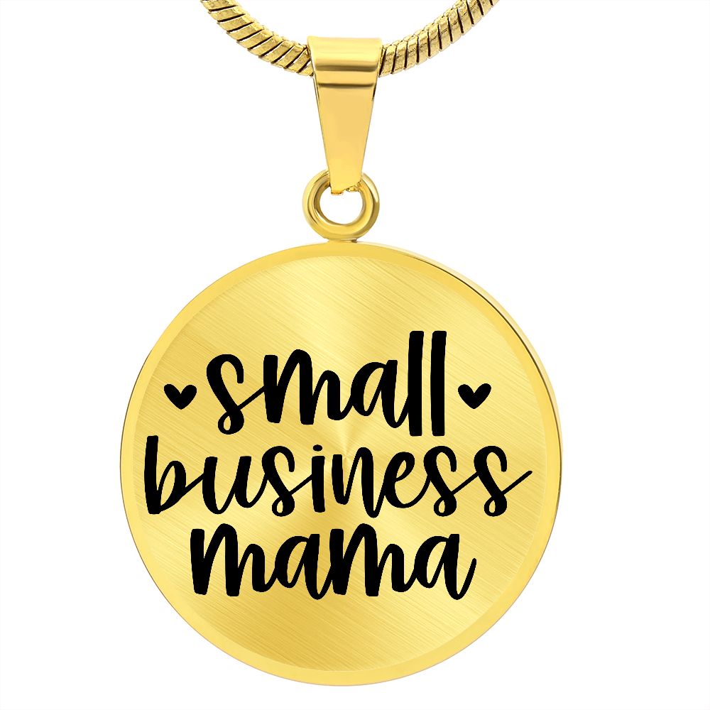 Small Biz Mama | Circle Threaded Necklace