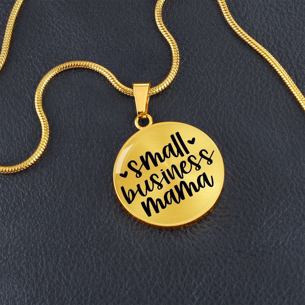 Small Biz Mama | Circle Threaded Necklace