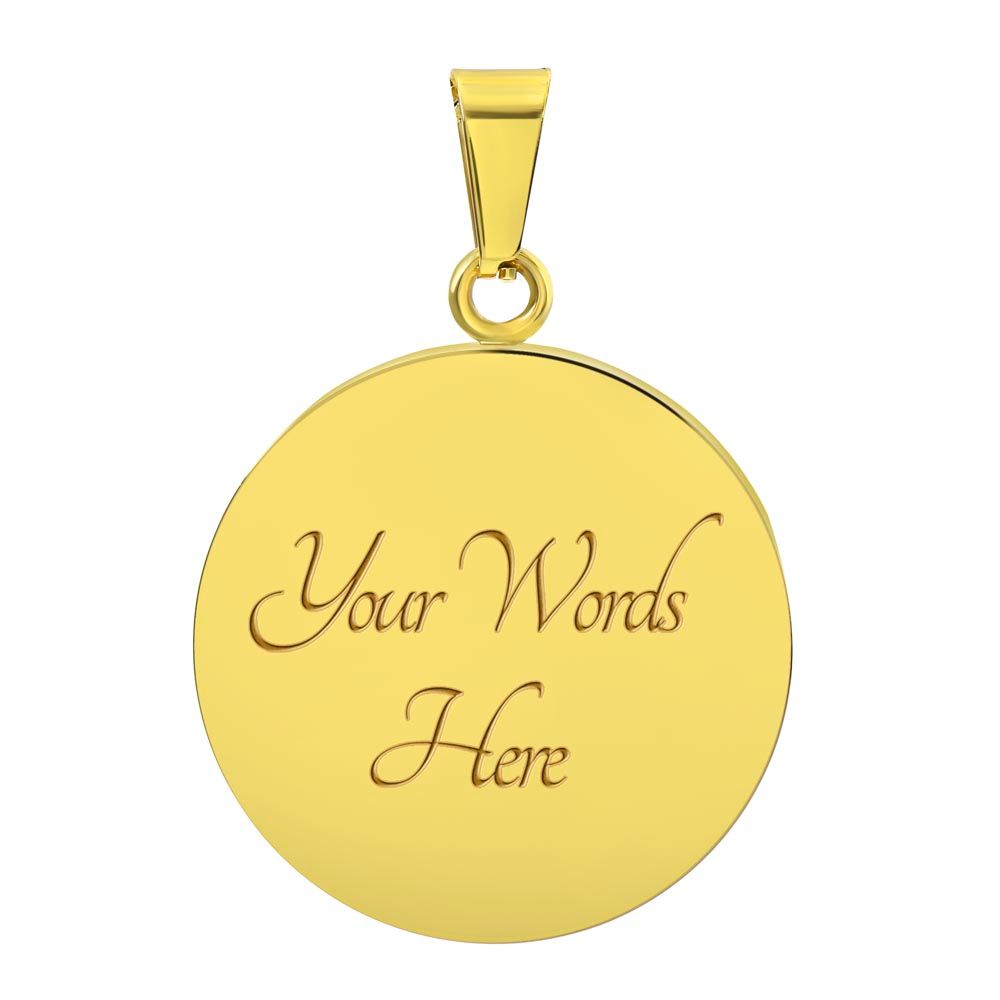 Mom Boss | Circle Threaded Necklace