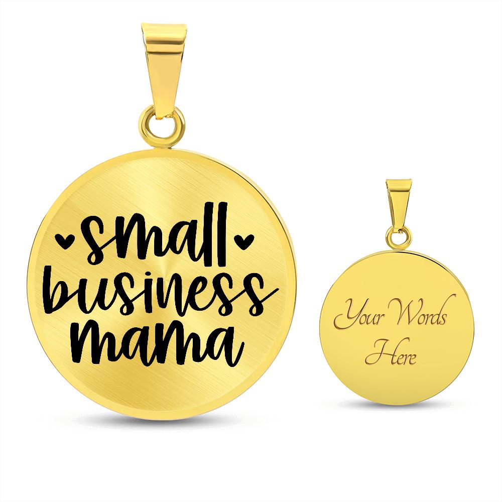 Small Biz Mama | Circle Threaded Necklace