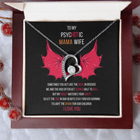 Load image into Gallery viewer, To My PsycHOTic Mama Wife | Husband To Wife Jewelry Message Card Gift
