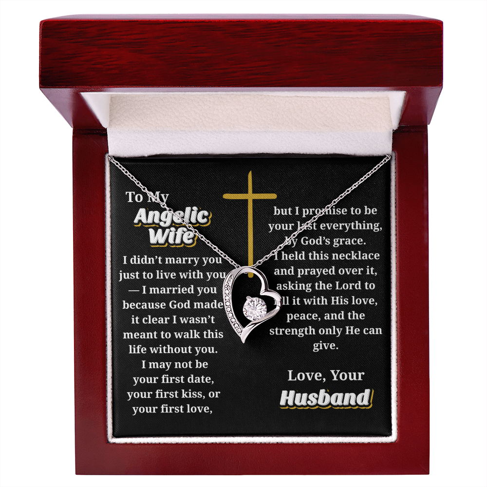 Angelic Wife -- Jewelry Message Card Necklace Gift