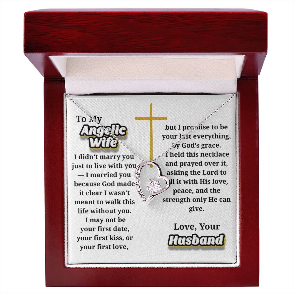 Angelic Wife -- Jewelry Message Card Necklace Gift