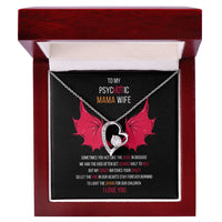 Load image into Gallery viewer, To My PsycHOTic Mama Wife | Husband To Wife Jewelry Message Card Gift
