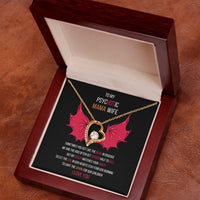 Load image into Gallery viewer, To My PsycHOTic Mama Wife | Husband To Wife Jewelry Message Card Gift
