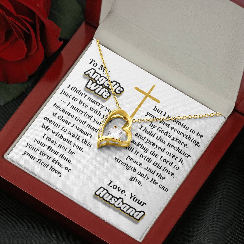 Angelic Wife -- Jewelry Message Card Necklace Gift