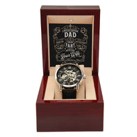 Load image into Gallery viewer, Thank You Old Fart Love Wife | Wife To Dad Husband Openwork Watch Gift
