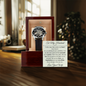 The Man That Makes My Heart Beat Faster -- To Husband Love Wife Openwork Luxury Watch Message Card Gift