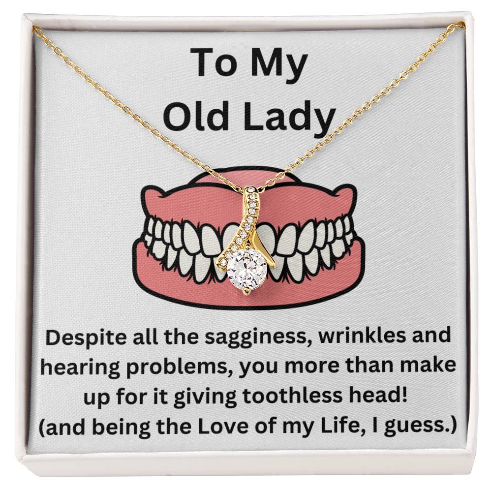 Toothless Head Love Of My Life Funny Vintage Husband To Vintage Wife Jewelry Message Card