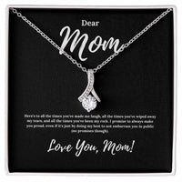 Load image into Gallery viewer, Always There For Me | To Mom From Son Or Daughter Jewelry Message Card
