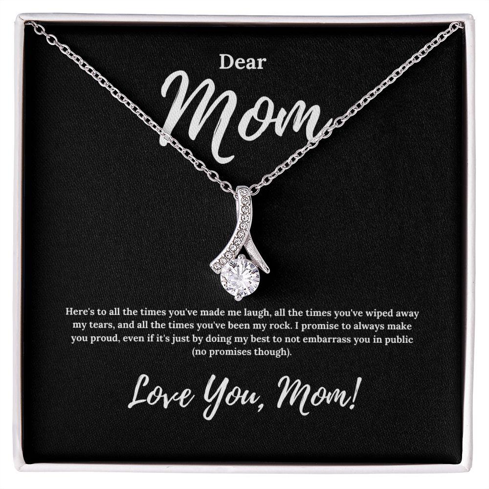 Always There For Me | To Mom From Son Or Daughter Jewelry Message Card