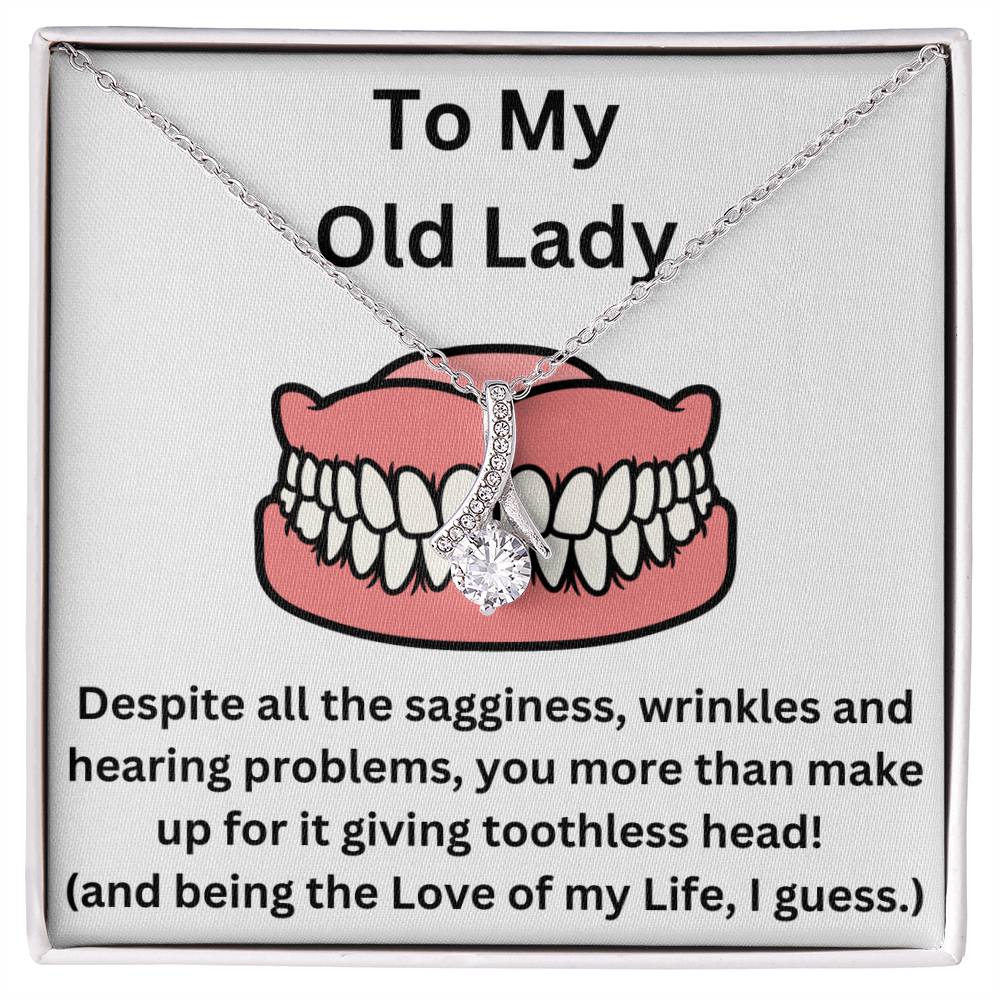 Toothless Head Love Of My Life Funny Vintage Husband To Vintage Wife Jewelry Message Card