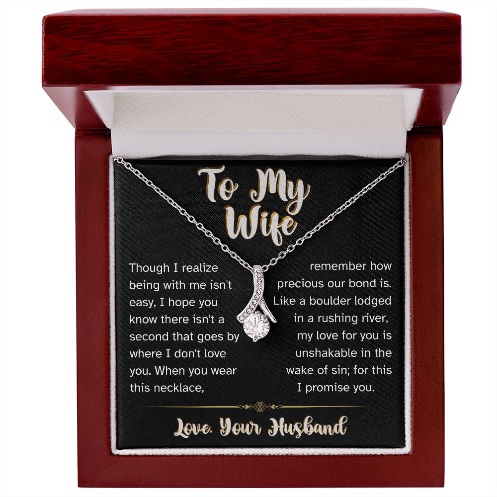 I Promise You - To My Wife Love Husband Jewelry Message Card Gift