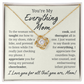 My Everything Mom Jewelry Message Card Gift