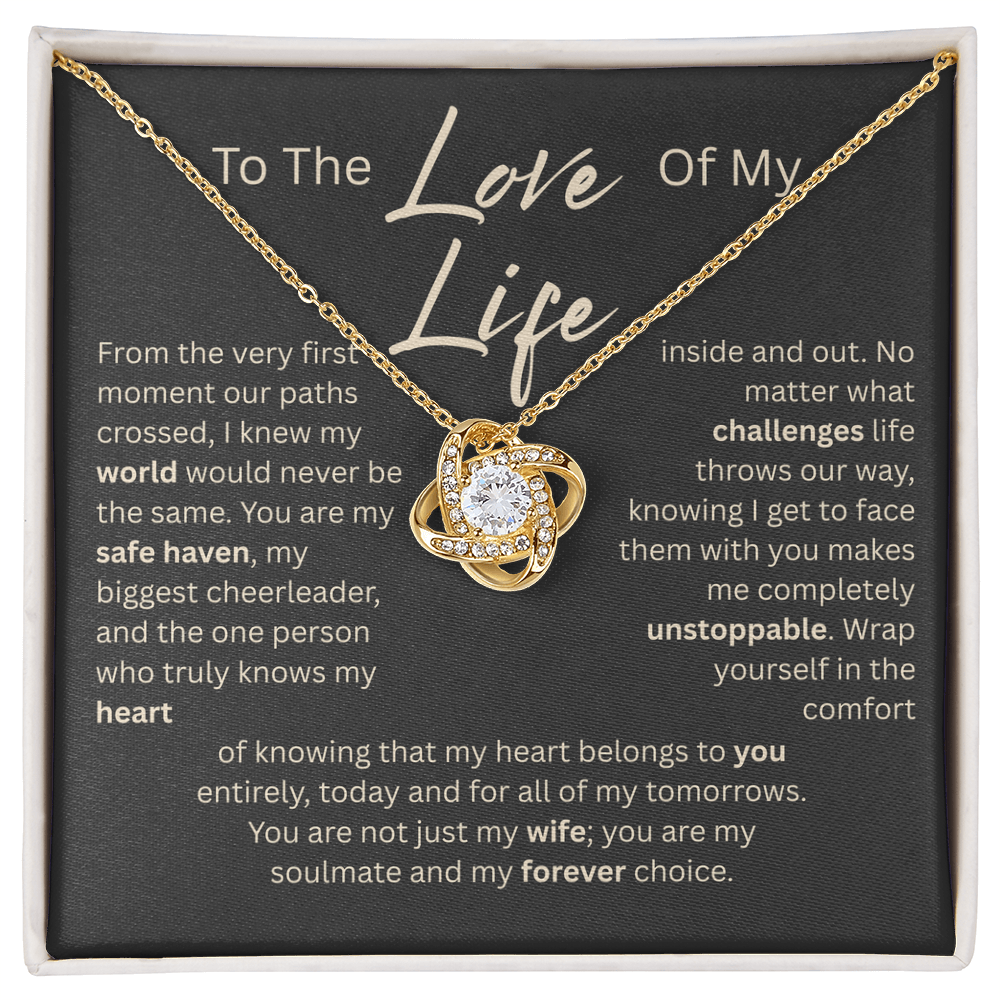 My Safe Haven - To Wife Love Husband Cubic Zirconia Message Card Gift