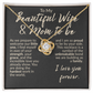 The Man I Am Today - To Mom Love Son Jewelry Message Card Gift