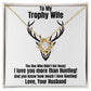 ILY More Than Hunting Husband To Wife Jewelry Message Card Gift