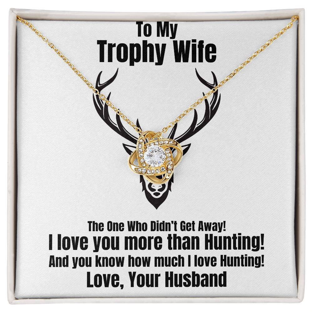 ILY More Than Hunting Husband To Wife Jewelry Message Card Gift