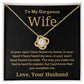 You Complete Me - To Wife Love Husband Jewelry Message Card Gift
