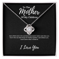 Load image into Gallery viewer, Just A Little Note | Husband To Mother Of Children Jewelry Message Card

