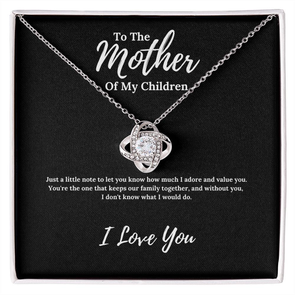 Just A Little Note | Husband To Mother Of Children Jewelry Message Card