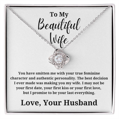 You Have Smitten Me - To My Wife Love Husband Jewelry Message Card Gift
