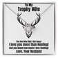 ILY More Than Hunting Husband To Wife Jewelry Message Card Gift