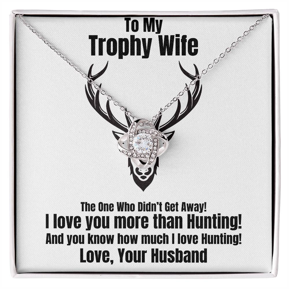 ILY More Than Hunting Husband To Wife Jewelry Message Card Gift