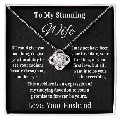 Your Radiant Beauty - To Wife Love Husband Jewelry Message Card Gift
