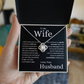 Explore Life's Possibilities With You -- Husband To Wife Love Knot Jewelry Message Card Gift