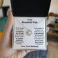 My Greatest Blessing | To My Wife Love Husband Jewelry Necklace Message Card Gift
